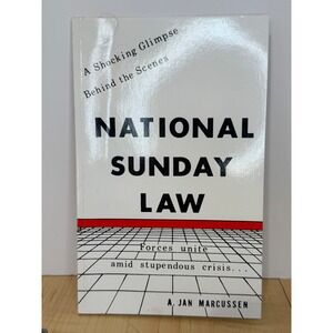 National Sunday Law A Jan Marcussen Paperback Religious Prophecy Book